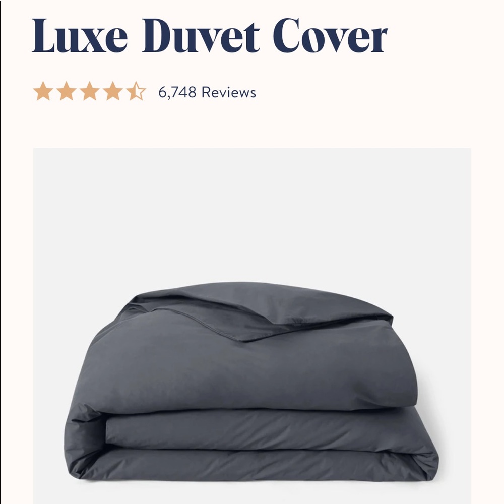 Brooklinen Luxe Duvet Cover (Twin/Twin XL)